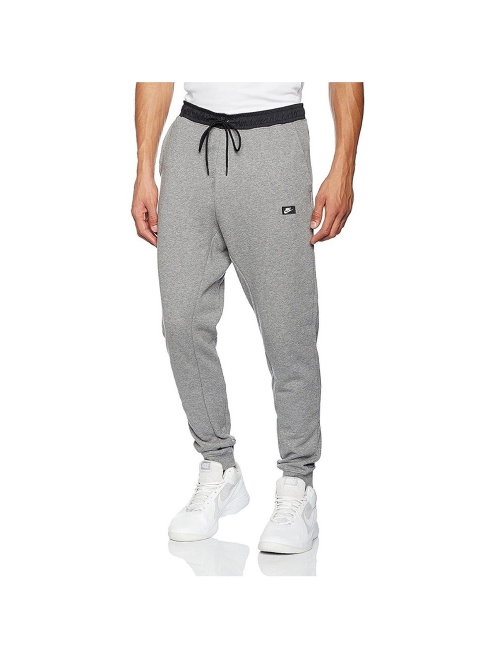 Nike Sportswear Modern Joggers in Heathered Gray / Black Size Medium